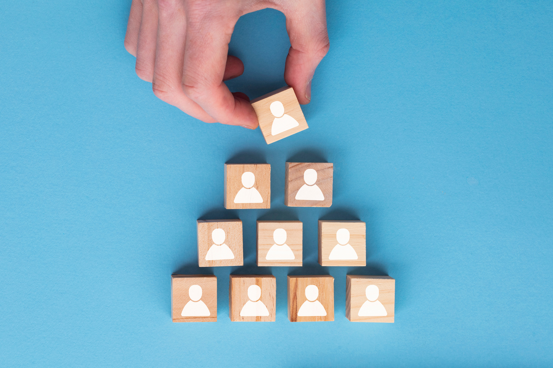 Hand Adding a New Team Member to a Group